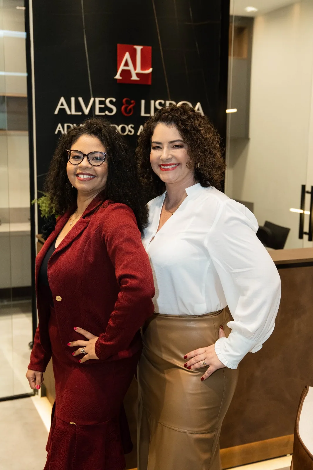 Jane Alves e Fernanda Aquino Lisboa